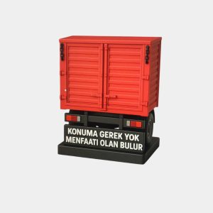 Kamyon Arkası Yazılı Masaüstü Dekor