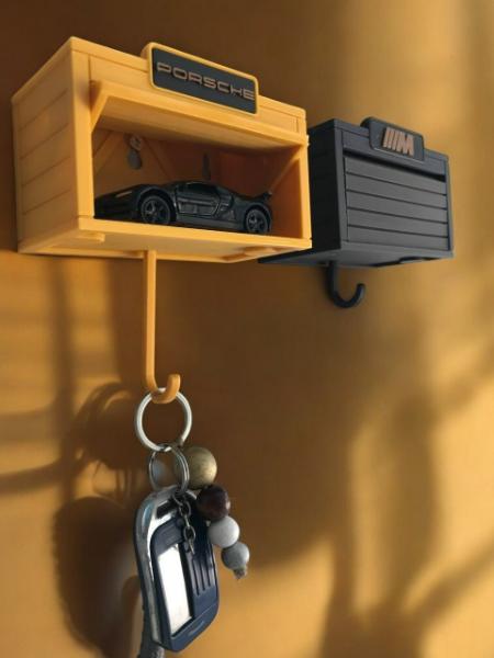 Hareketli Garaj Kapılı 3D Anahtarlık